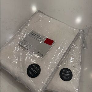 West Elm Sheer European Flax Linen Curtains